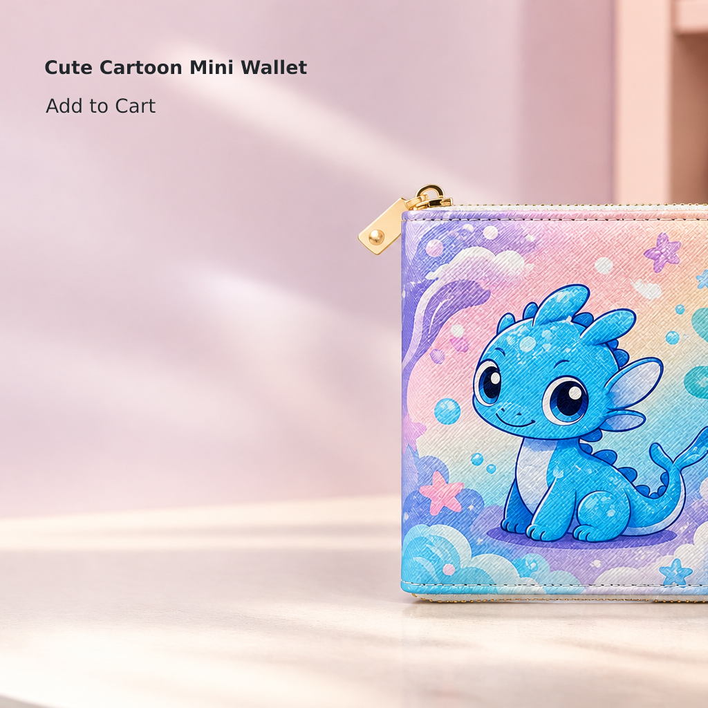 Cute Cartoon Mini Wallet