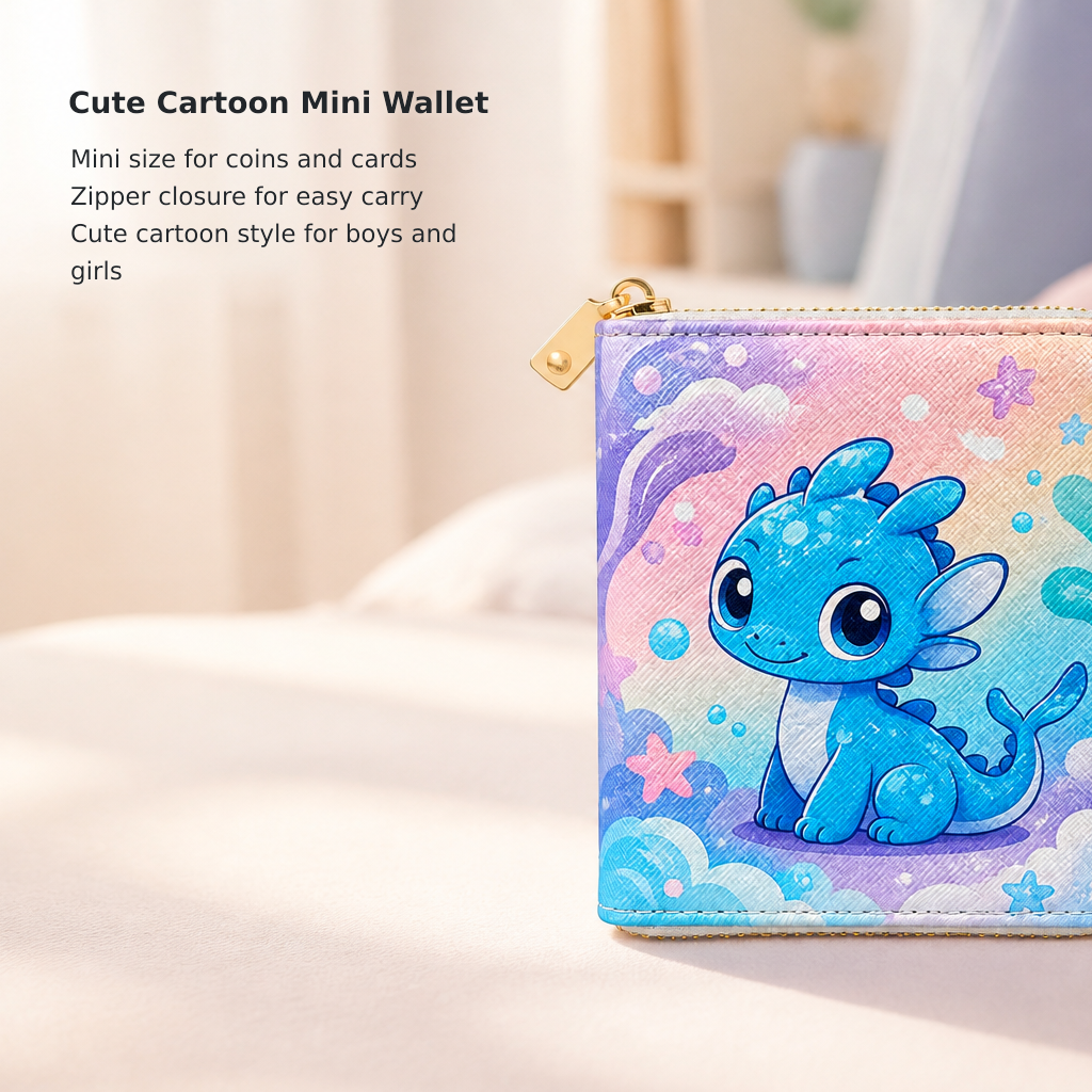 Cute Cartoon Mini Wallet